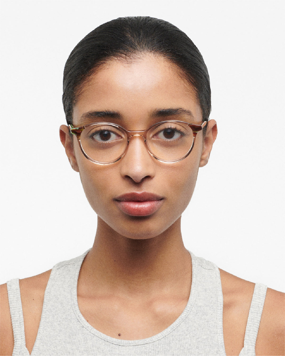 Brooks: Redondas Acetato Transparente optical glasses by GIGI STUDIOS 102