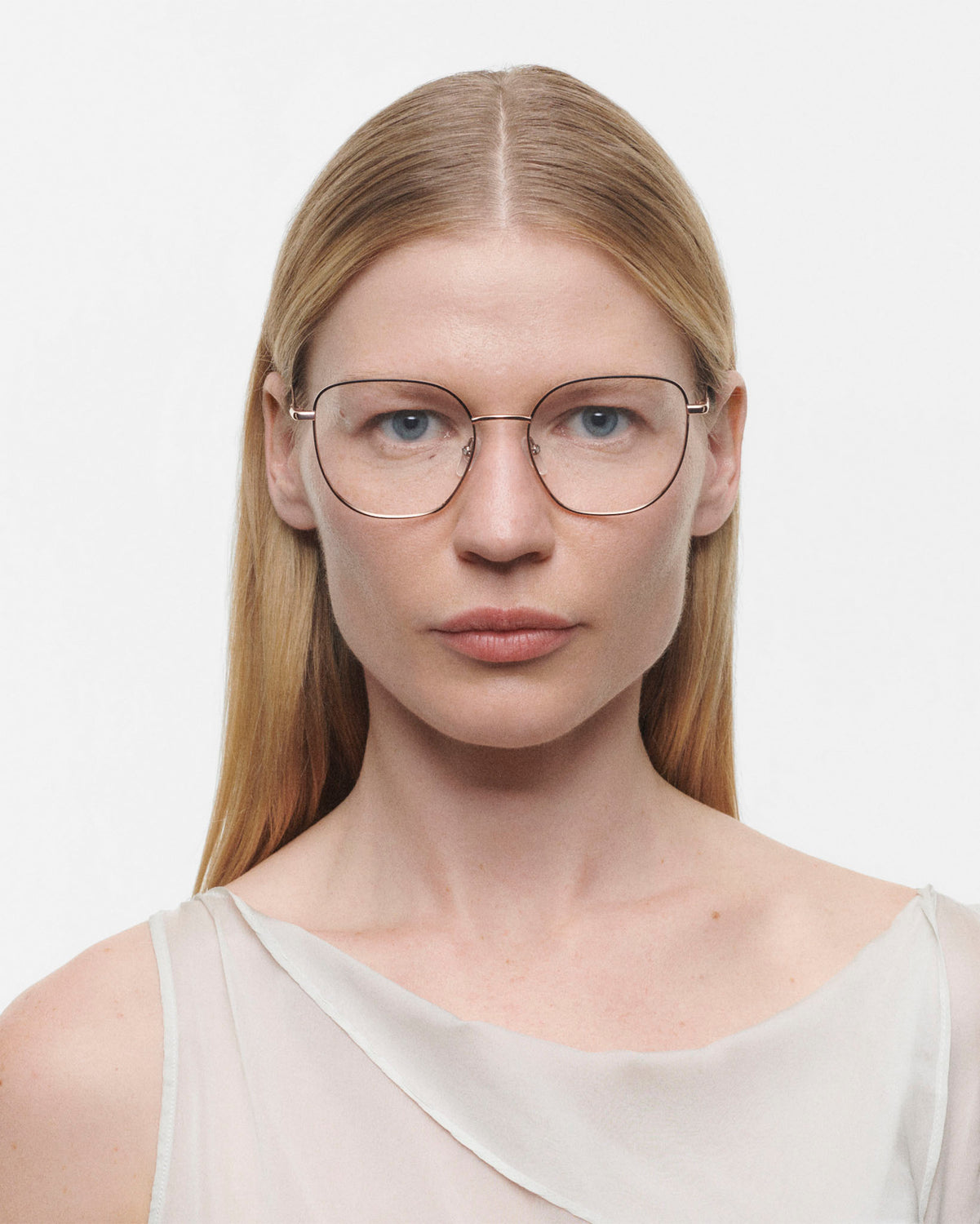 LUZIA: Cat Eye Metal Havana optical glasses by GIGI STUDIOS 469