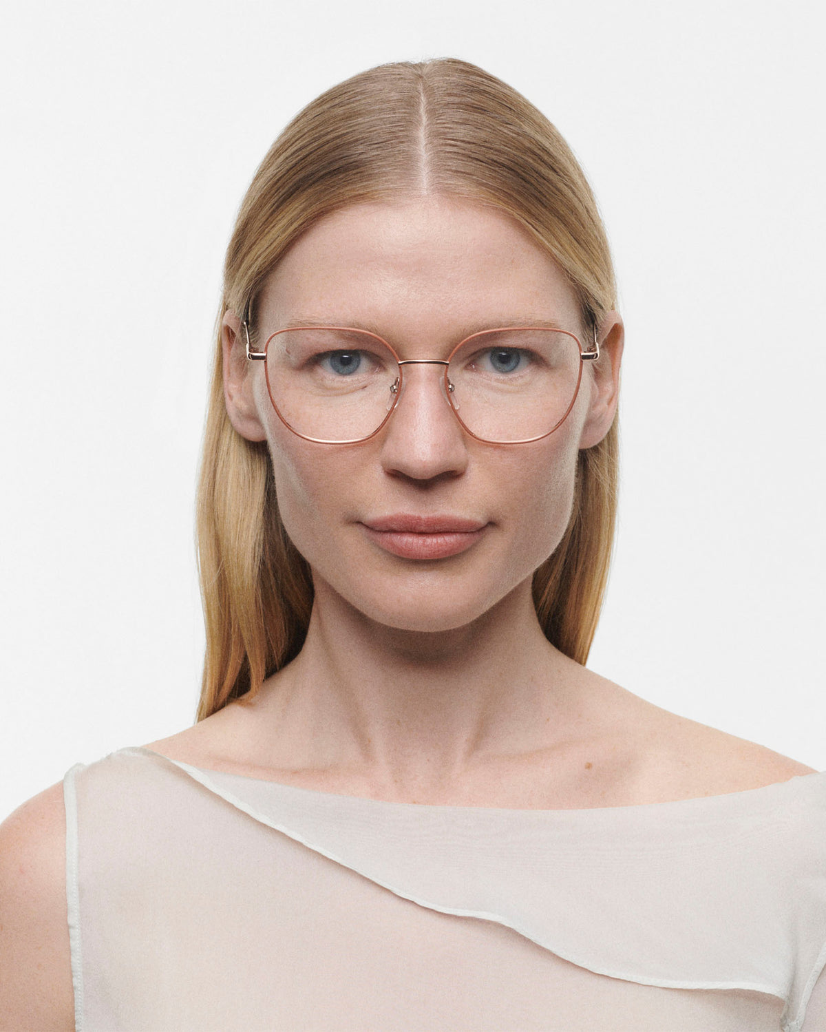 LUZIA: Cat Eye Metal Rosa optical glasses by GIGI STUDIOS 471