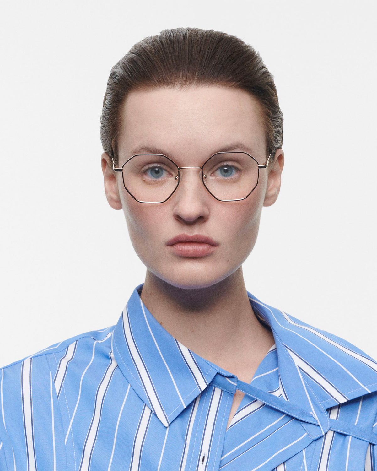 NAIA: Geométricas Metal Noir optical glasses by GIGI STUDIOS 503