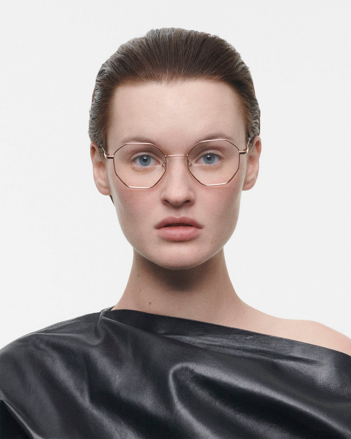 NAIA: Geométricas Metal Rosa optical glasses by GIGI STUDIOS 482