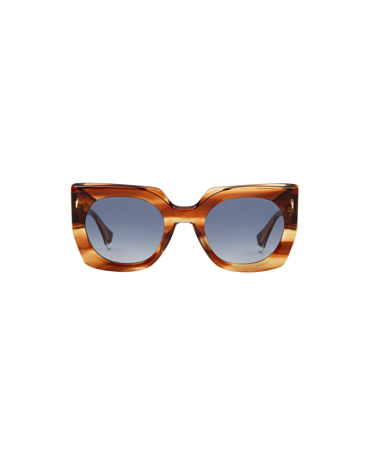 HARPER: Cuadrada Acetato Havana sunglasses by GIGI STUDIOS 2350