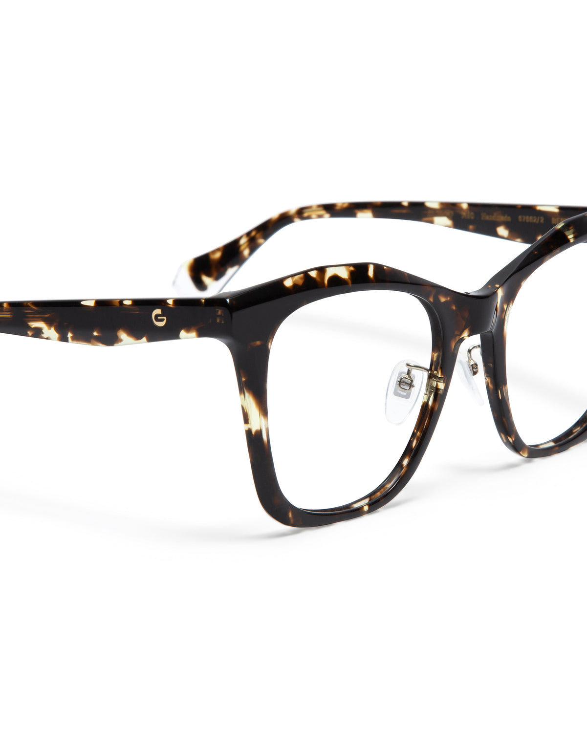 BERTHA: Cuadrada Acetato Havana optical glasses by GIGI STUDIOS 3411