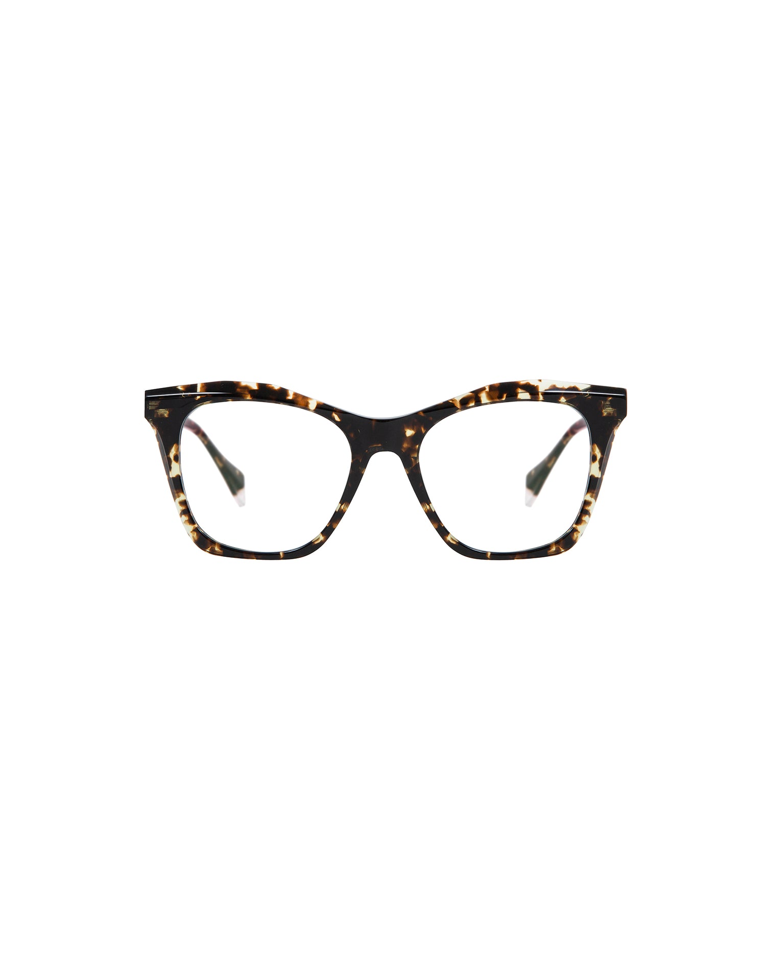 BERTHA: Cuadrada Acetato Havana optical glasses by GIGI STUDIOS 3424