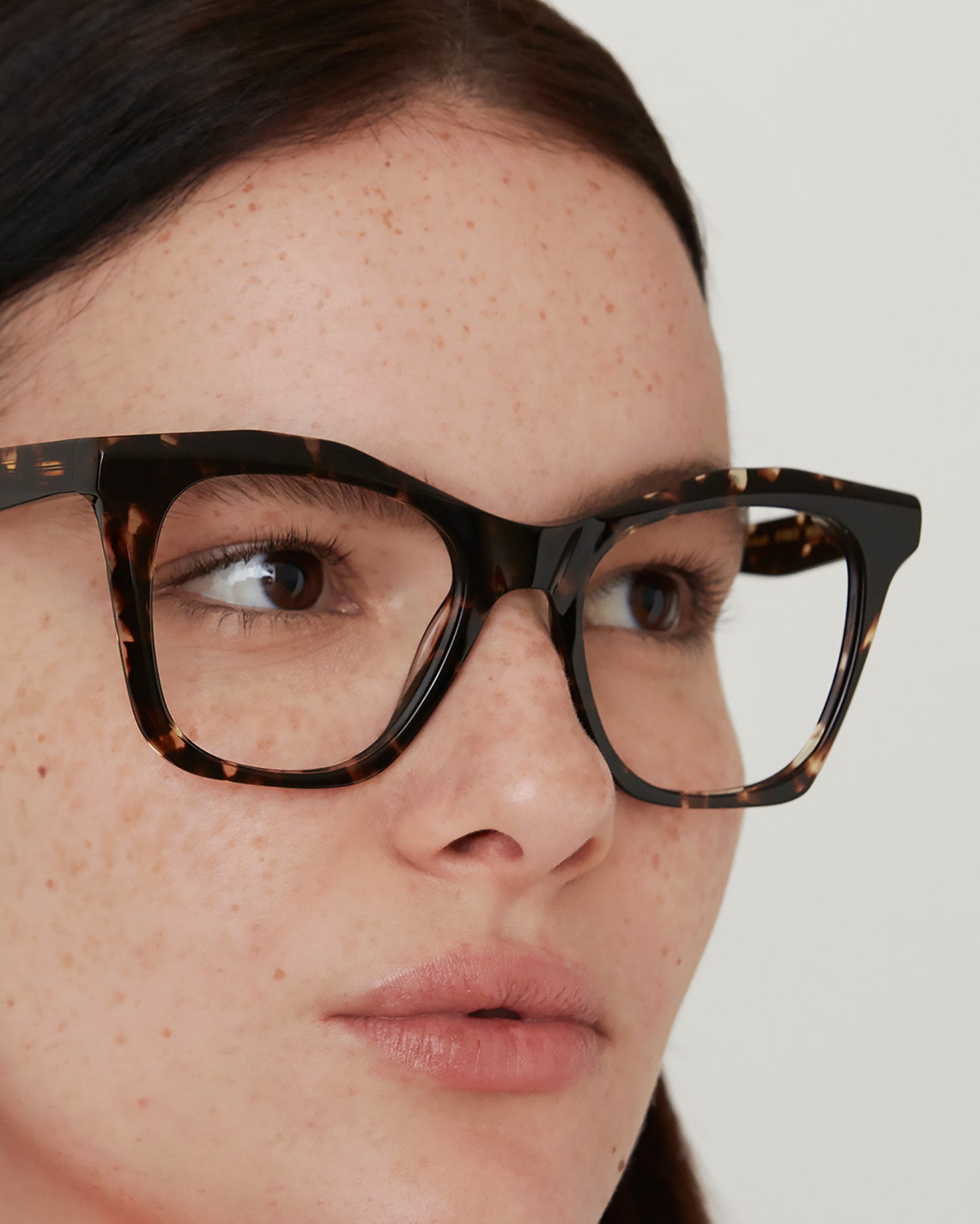BERTHA: Cuadrada Acetato Havana optical glasses by GIGI STUDIOS 3425