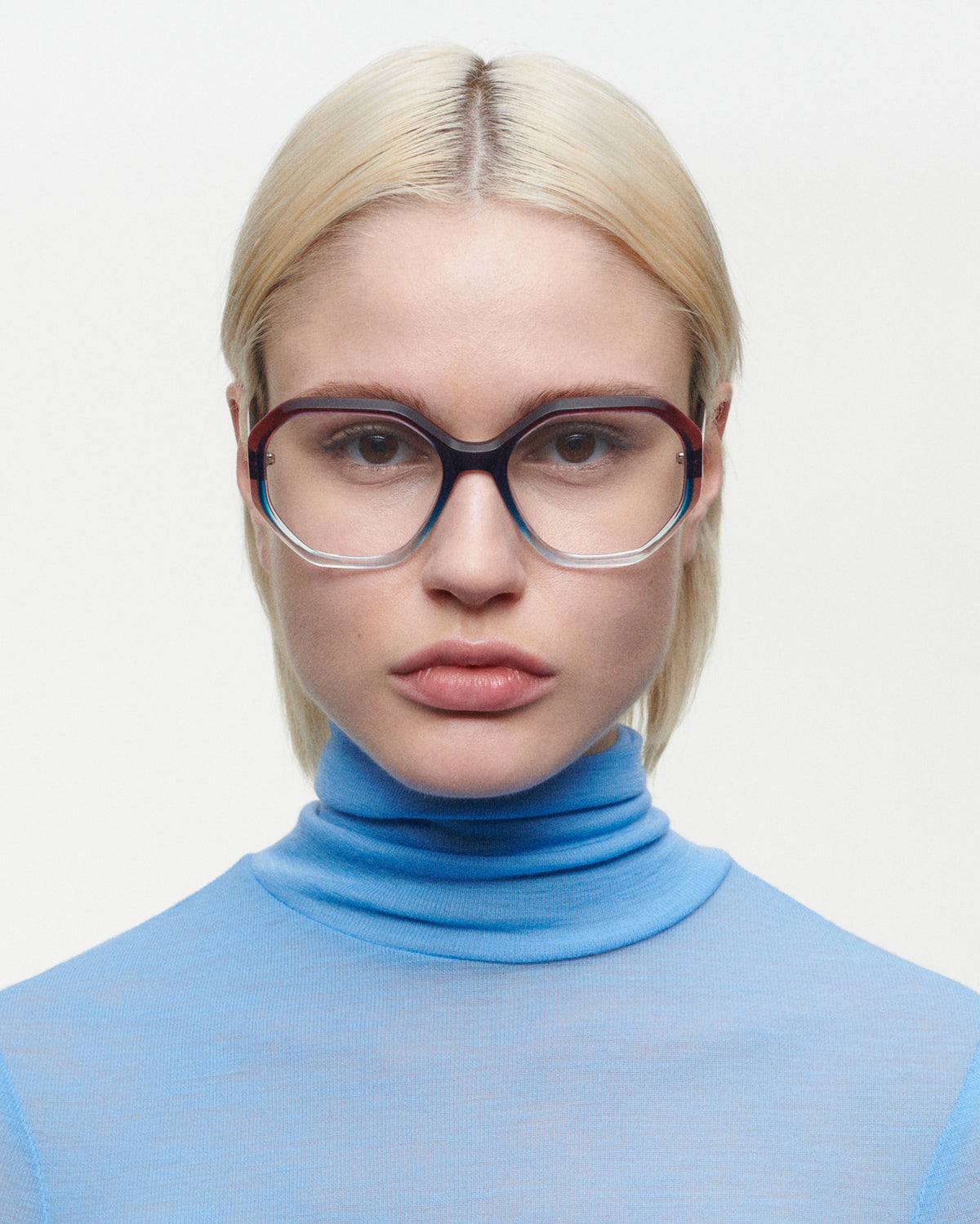 CHRISTINE: Geométricas Acetato Havana optical glasses by GIGI STUDIOS 3461