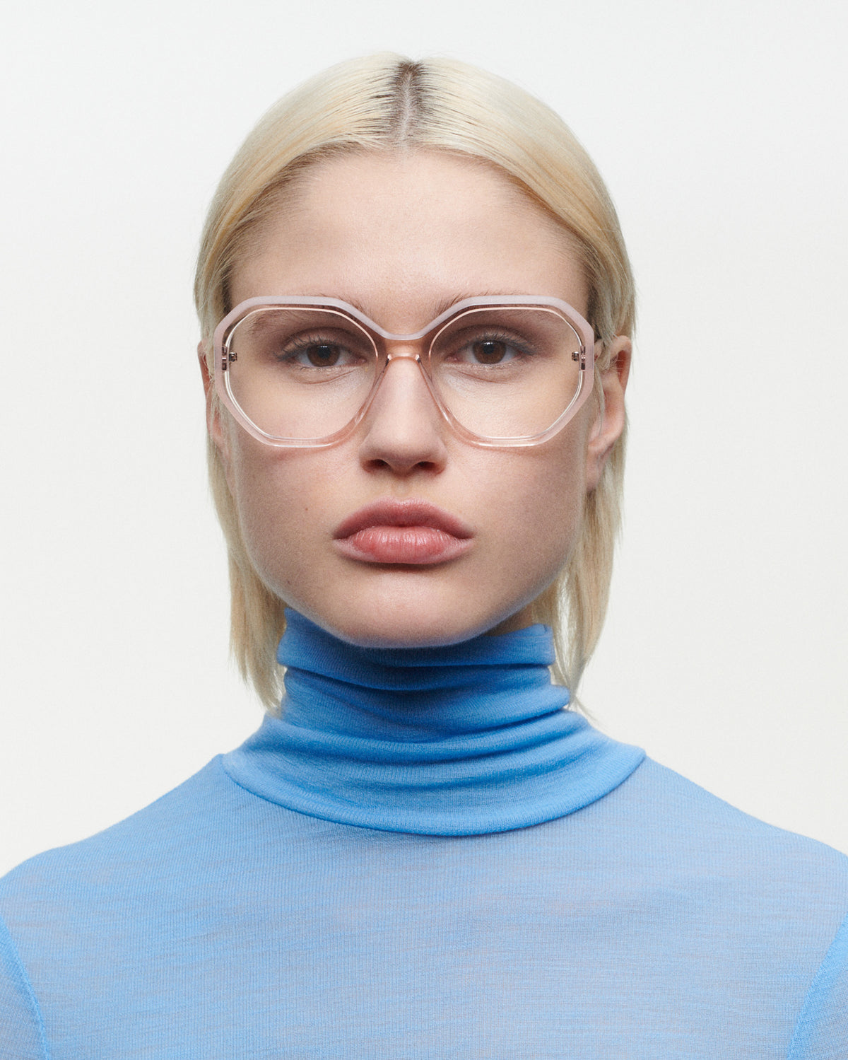 CHRISTINE: Geométricas Acetato Transparente optical glasses by GIGI STUDIOS 3469