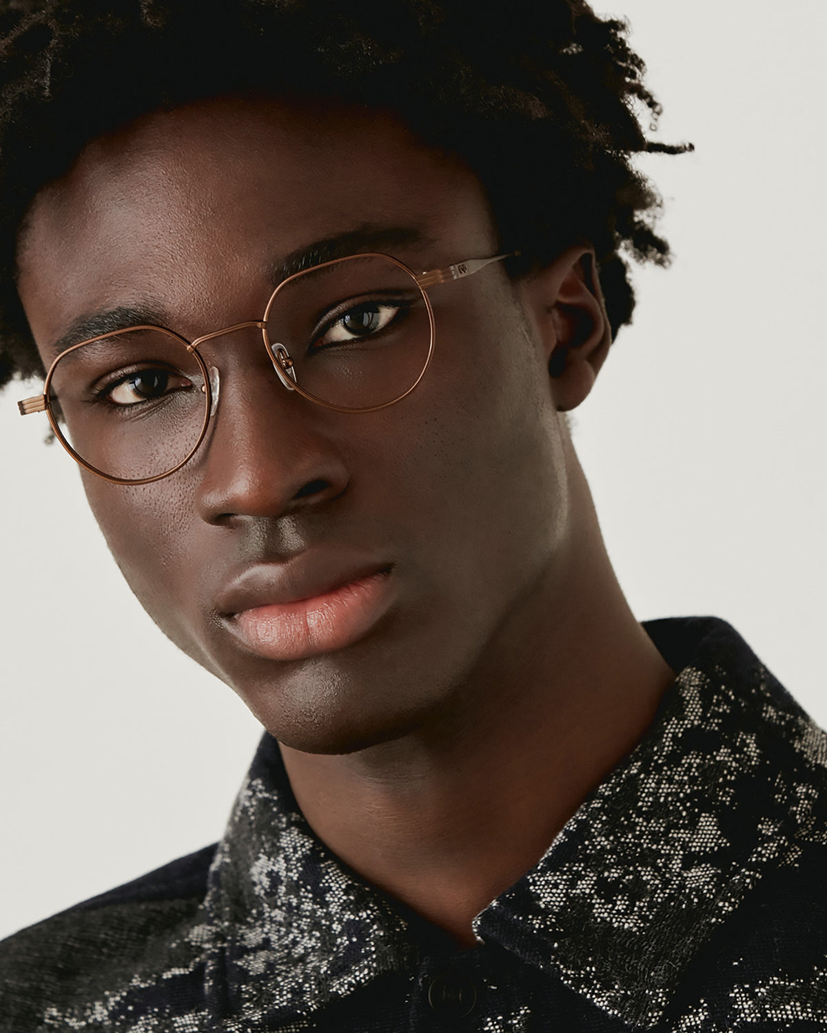 BERNINI: Redondas Titanio-Acetato Marrón optical glasses by GIGI STUDIOS 4618