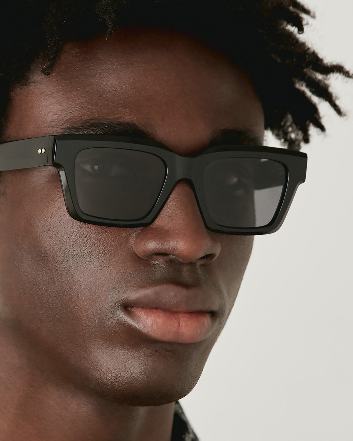 CARAVAGGIO: Cuadrada Acetato Noir sunglasses by GIGI STUDIOS 4637