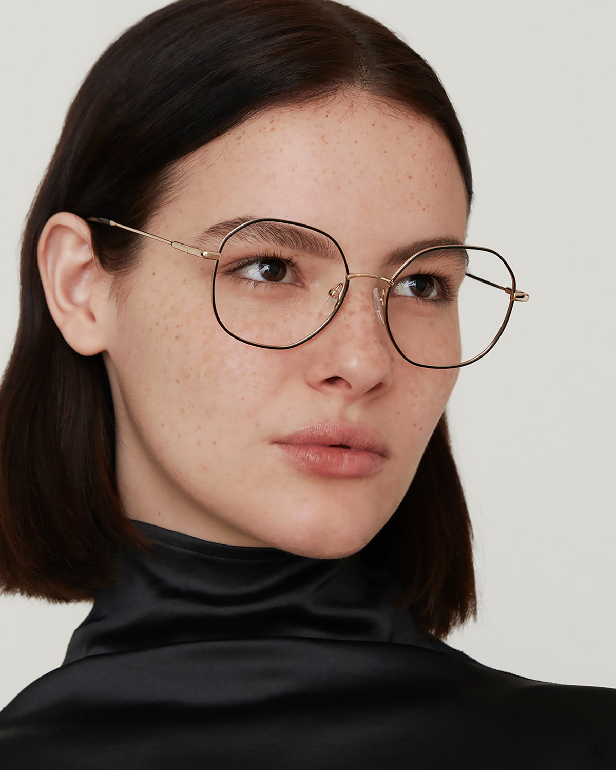 NICE: Redondas Metal Noir optical glasses by GIGI STUDIOS 4780