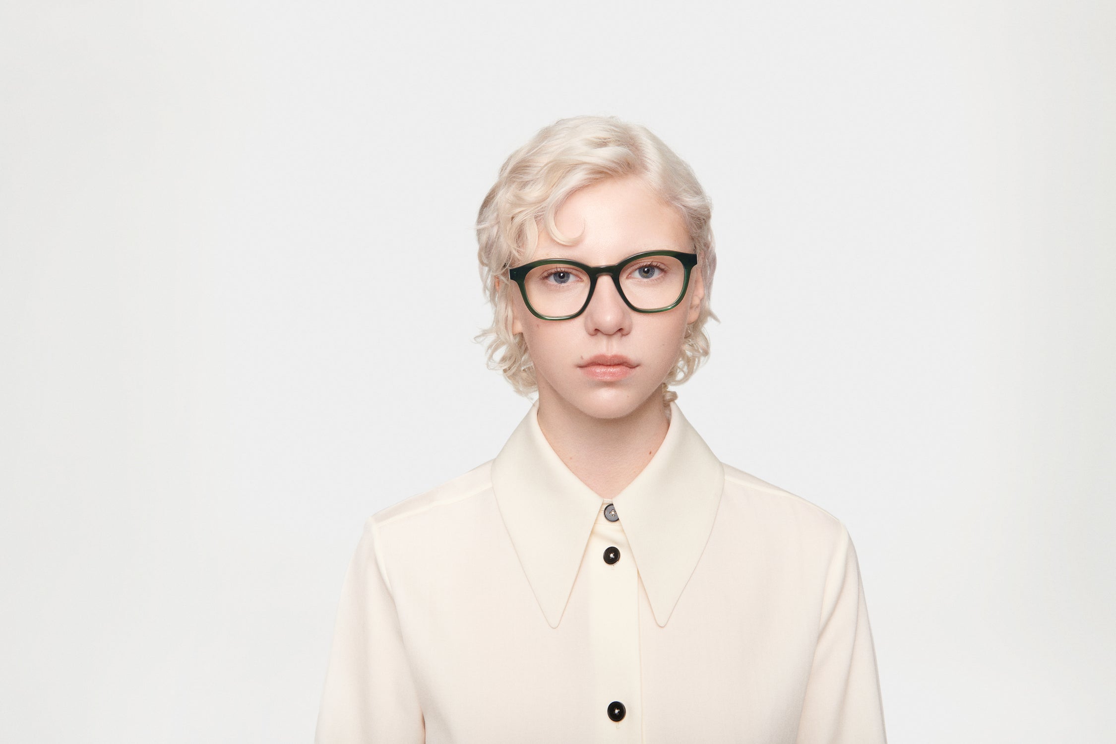 PRAGA: Cuadrada Acetato Verde optical glasses by GIGI STUDIOS 4907