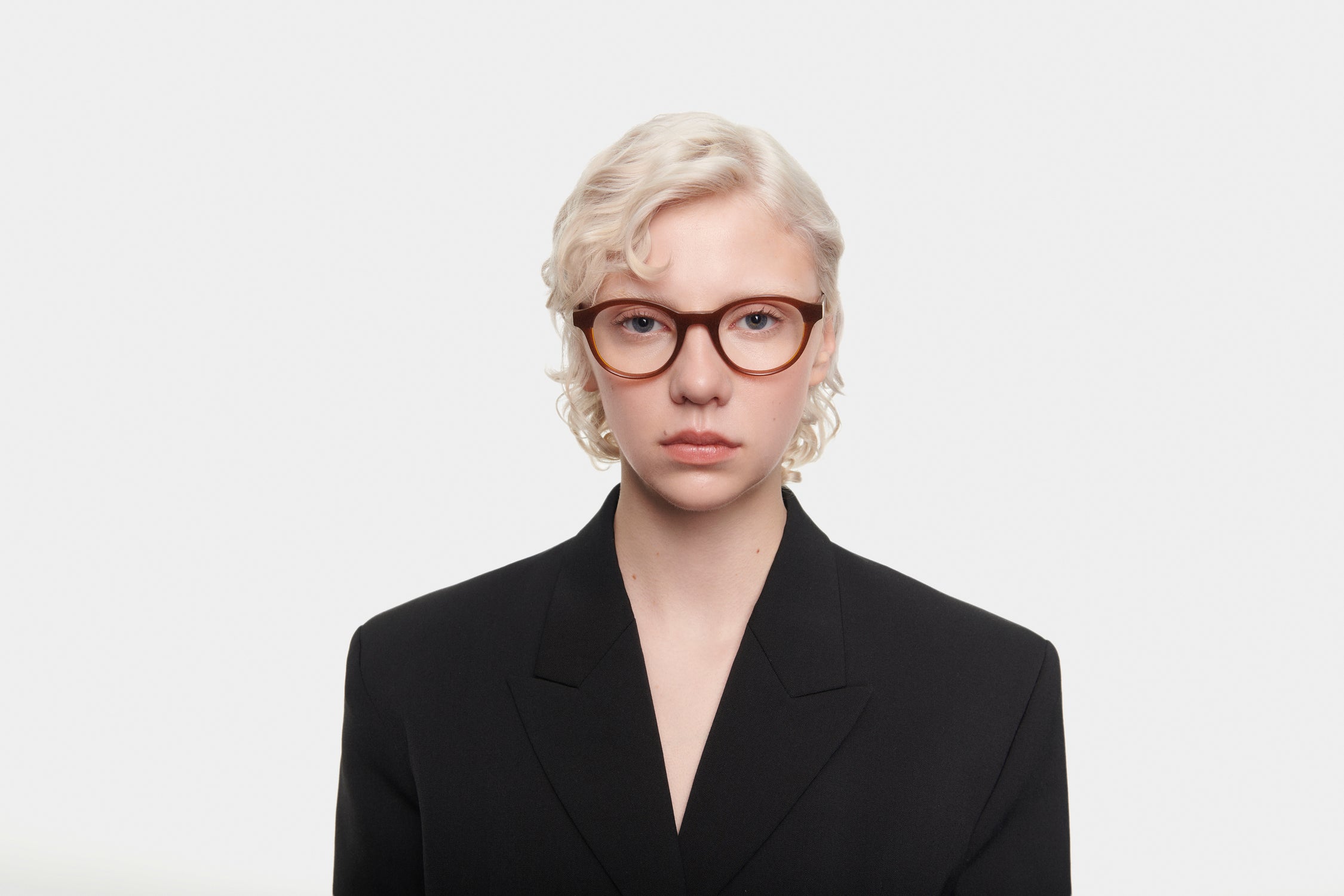 CALGARY: Redondas Acetato Marrón optical glasses by GIGI STUDIOS 4911