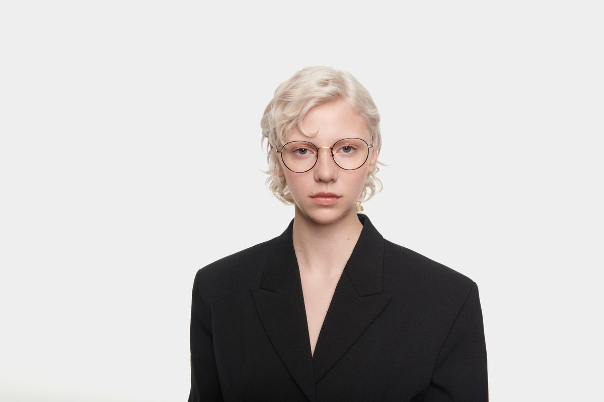 OSAKA: Redondas Metal Noir optical glasses by GIGI STUDIOS 4929