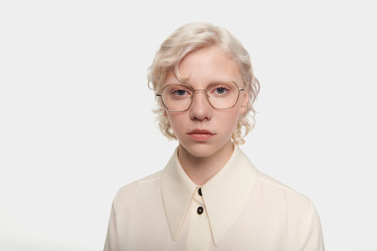 OPORTO: Geométricas Metal Doré optical glasses by GIGI STUDIOS 4939