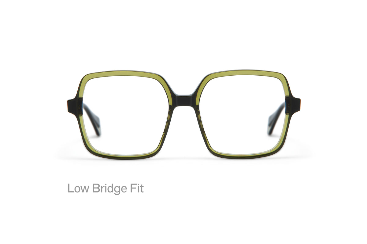 VIVID: Cuadrada Acetato Verde optical glasses by GIGI STUDIOS 5044