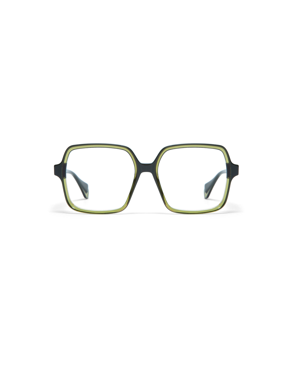 VIVID: Cuadrada Acetato Verde optical glasses by GIGI STUDIOS 5059