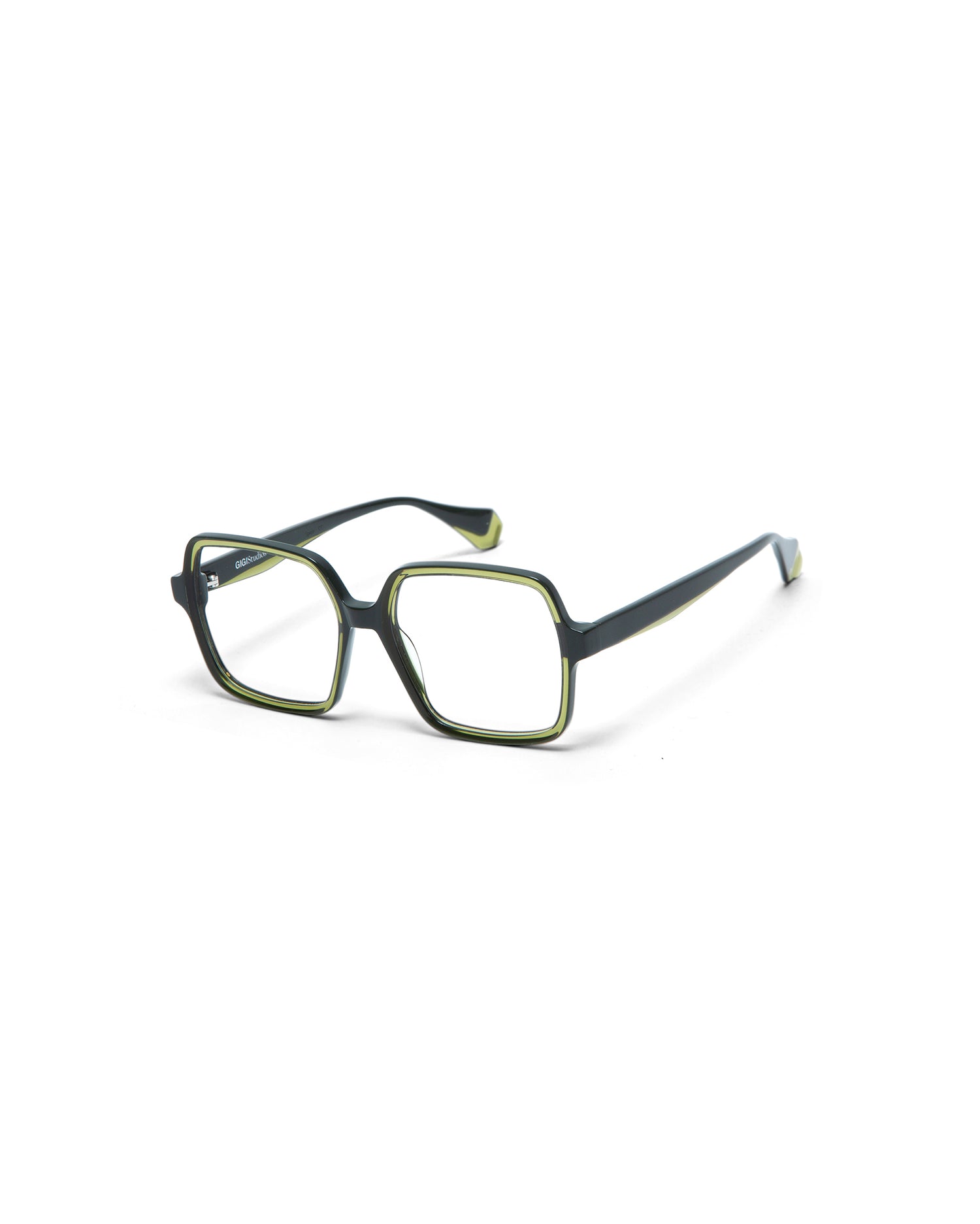 VIVID: Cuadrada Acetato Verde optical glasses by GIGI STUDIOS 5061