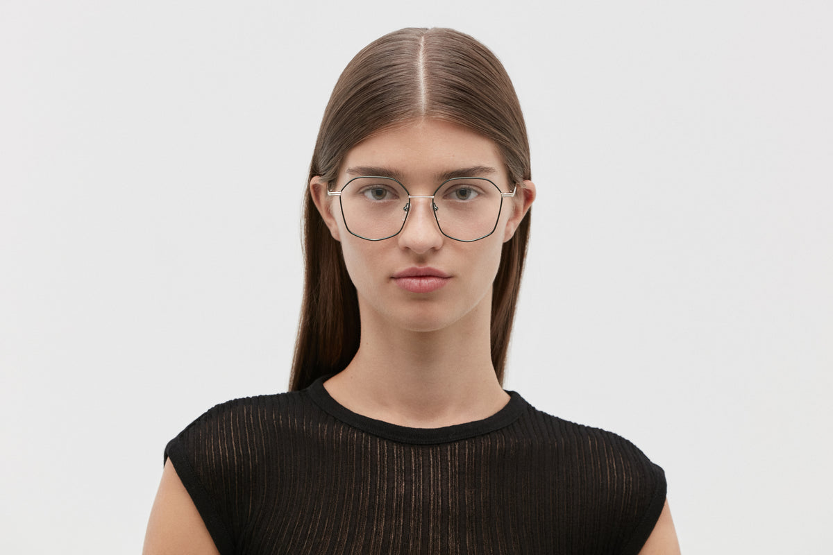 VIRGILIA: Geométricas Metal Verde optical glasses by GIGI STUDIOS 5343