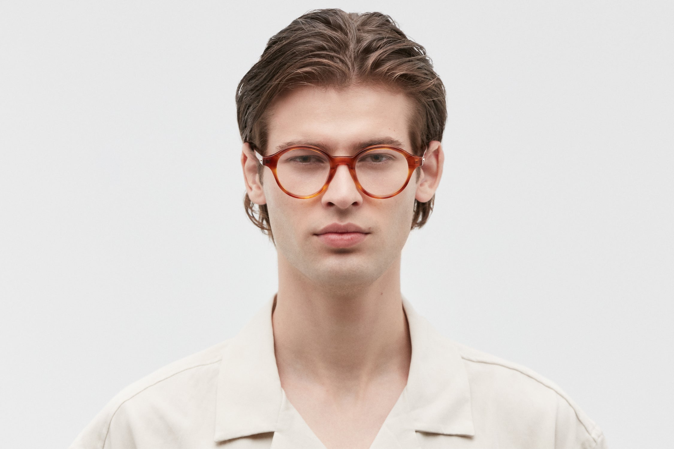 ENAUDI: Redondas Acetato Havana optical glasses by GIGI STUDIOS 5367
