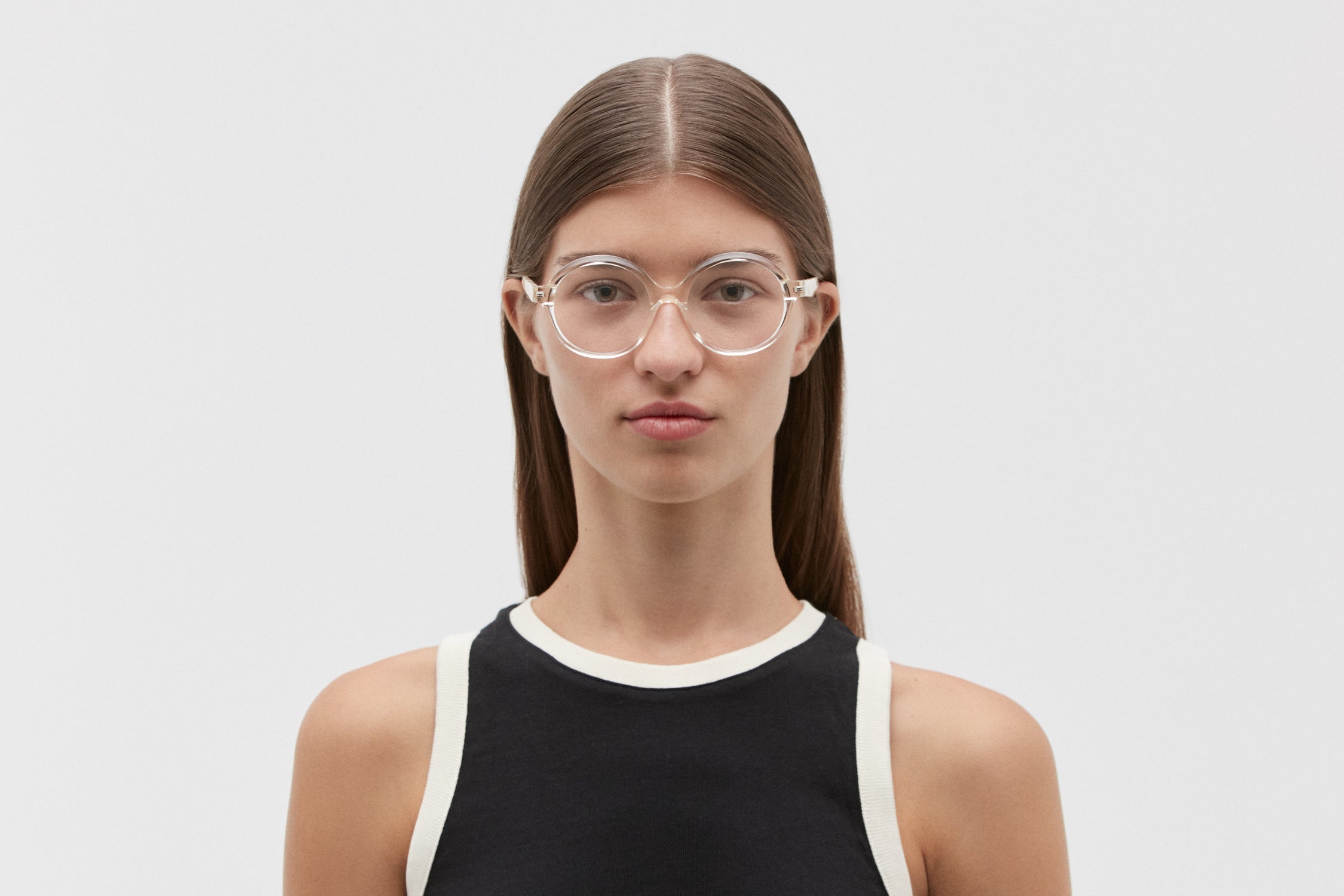 NEREA: Redondas Acetato Transparente optical glasses by GIGI STUDIOS 5657