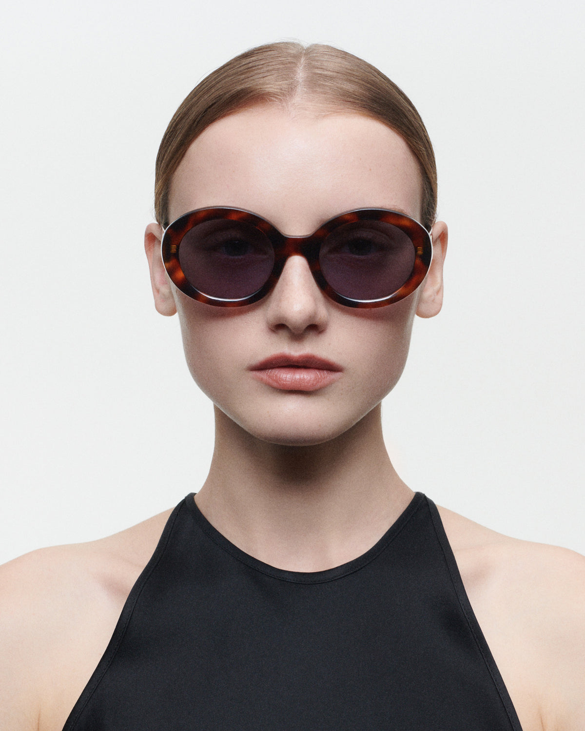 PAOLA: Redondas Acetato Havana sunglasses by GIGI STUDIOS 5887
