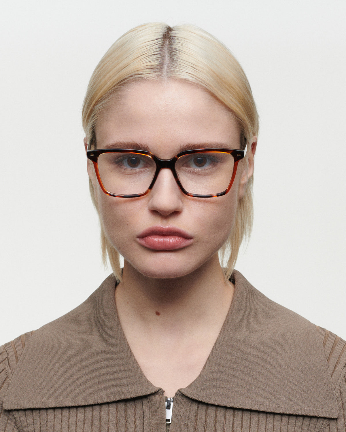 WENDY: Cuadrada Acetato Havana optical glasses by GIGI STUDIOS 5908