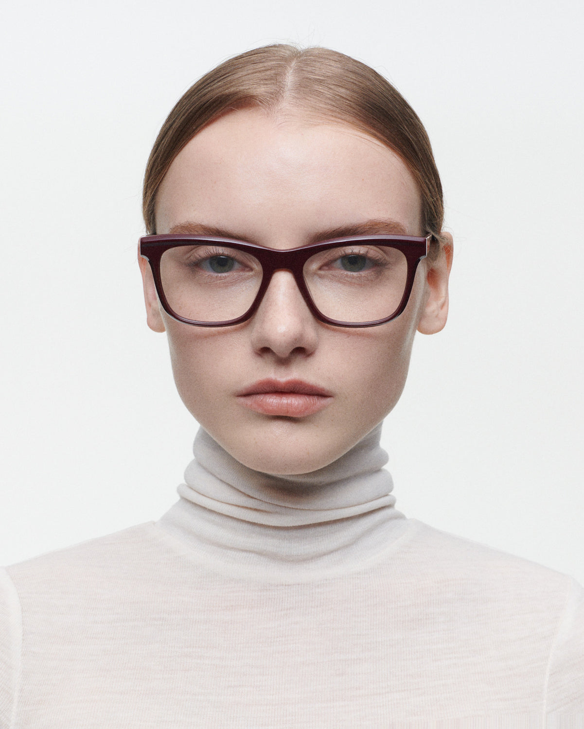 LIZZIE : Cuadrada Acetato Rojo optical glasses by GIGI STUDIOS 5932