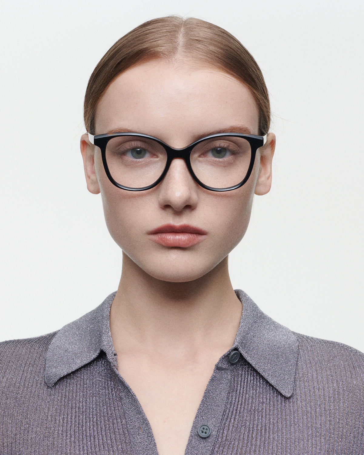 HILARY : Cuadrada Acetato Noir optical glasses by GIGI STUDIOS 5942