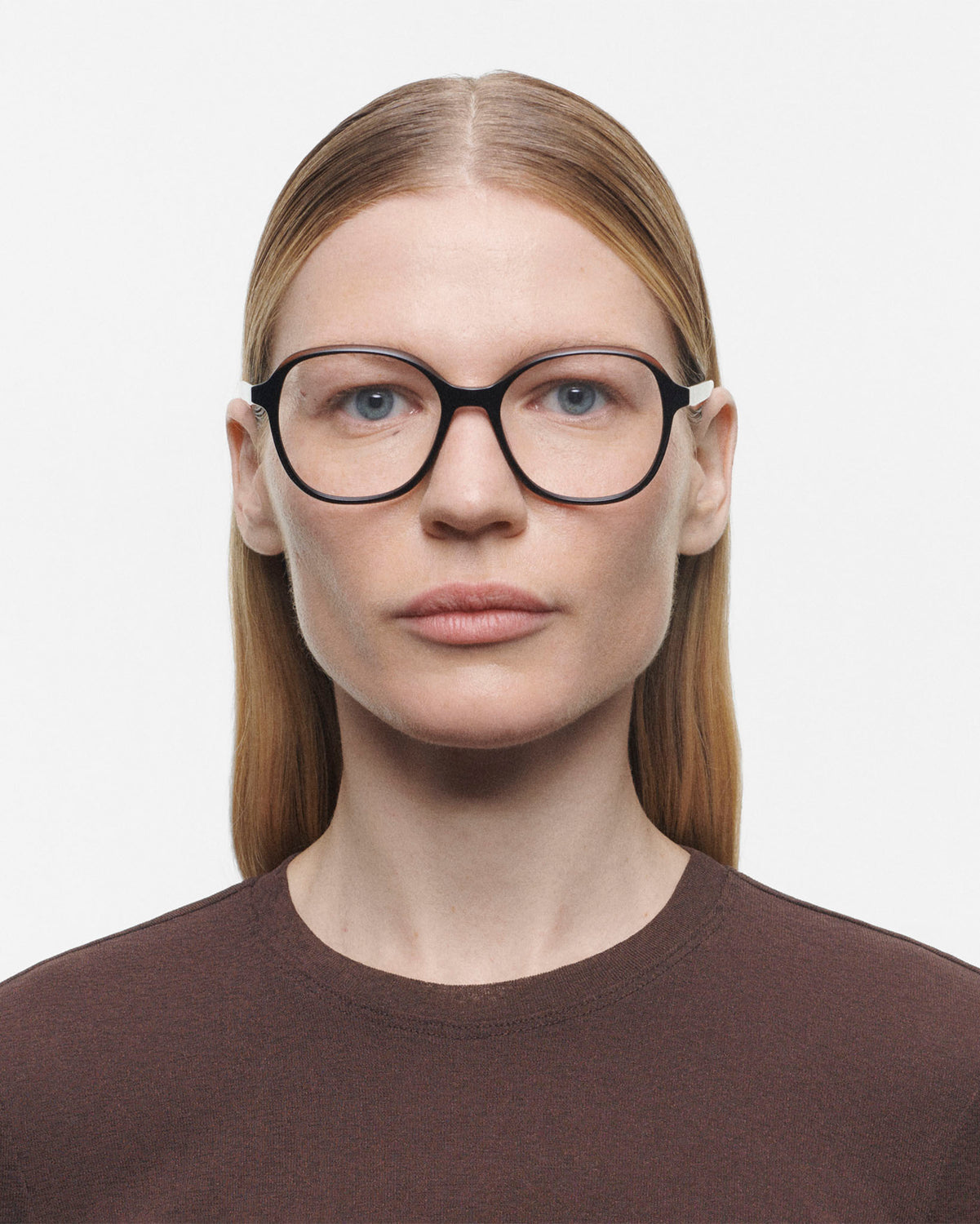 ELMA: Redondas Acetato Noir optical glasses by GIGI STUDIOS 516