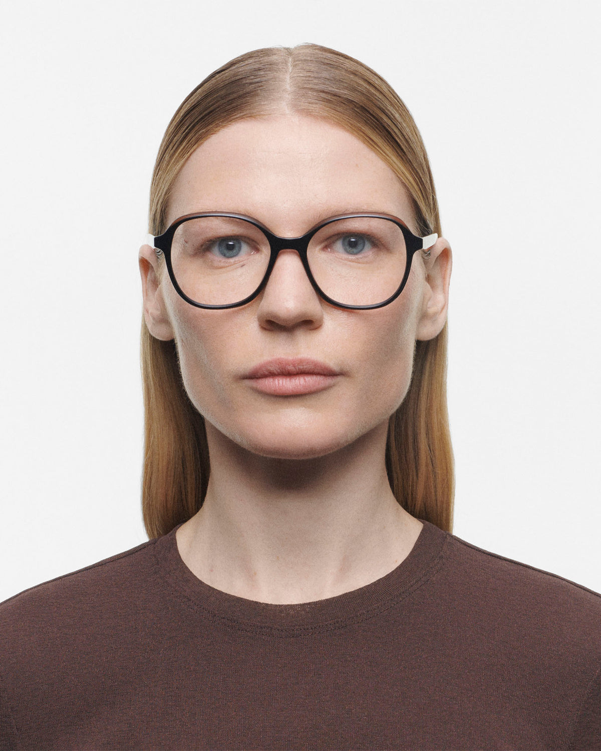 ELMA: Redondas Acetato Noir optical glasses by GIGI STUDIOS 516