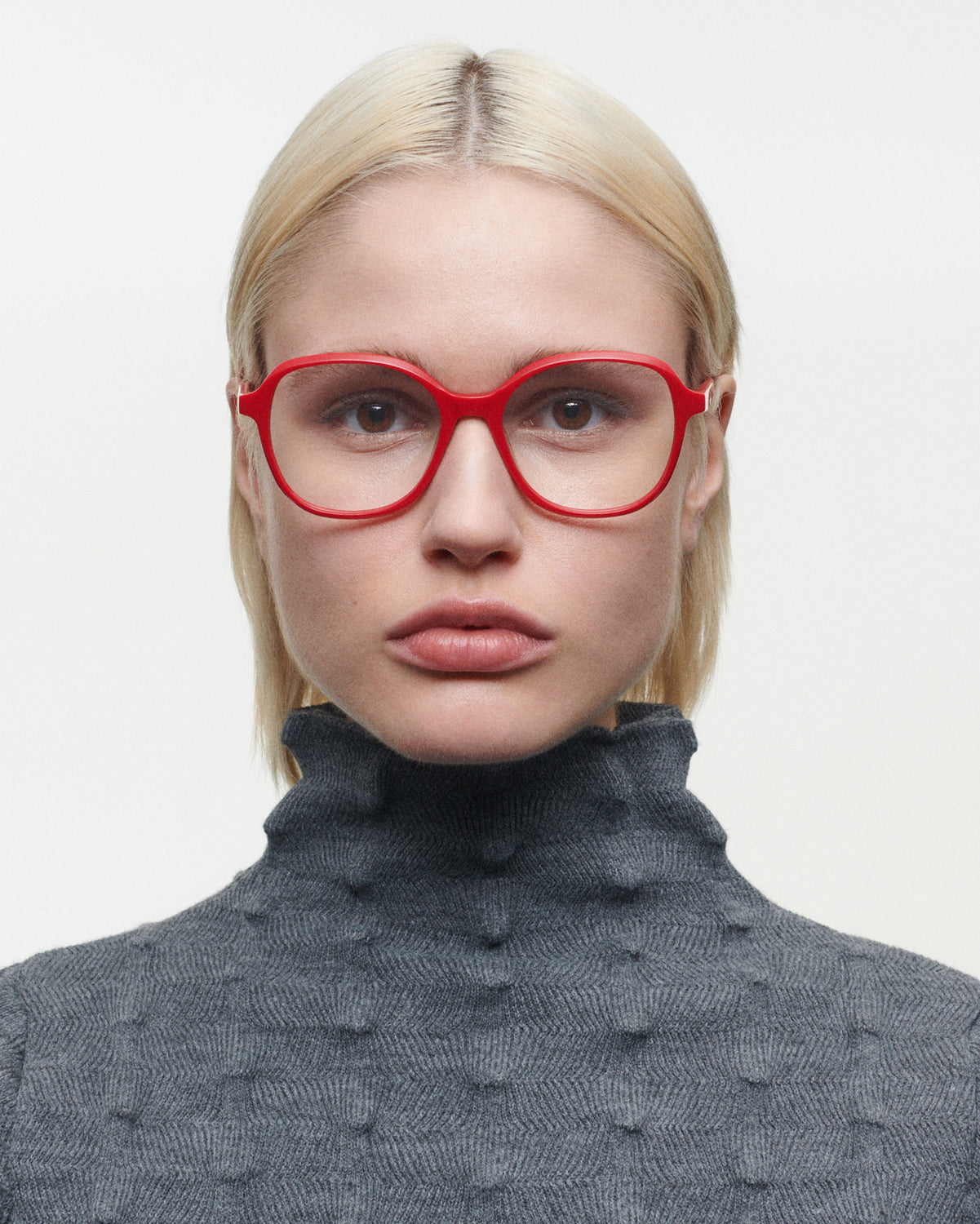 ELMA: Redondas Acetato Rojo optical glasses by GIGI STUDIOS 5995