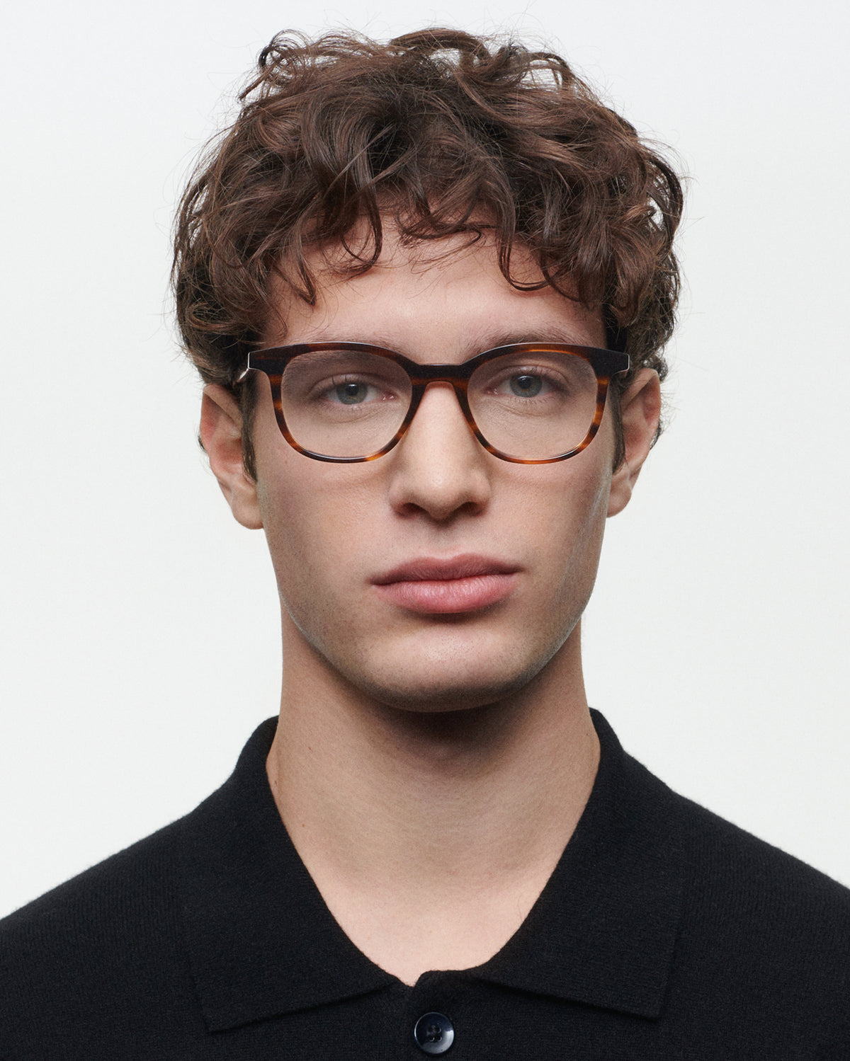 OTARU : Cuadrada Acetato Havana optical glasses by GIGI STUDIOS 6214