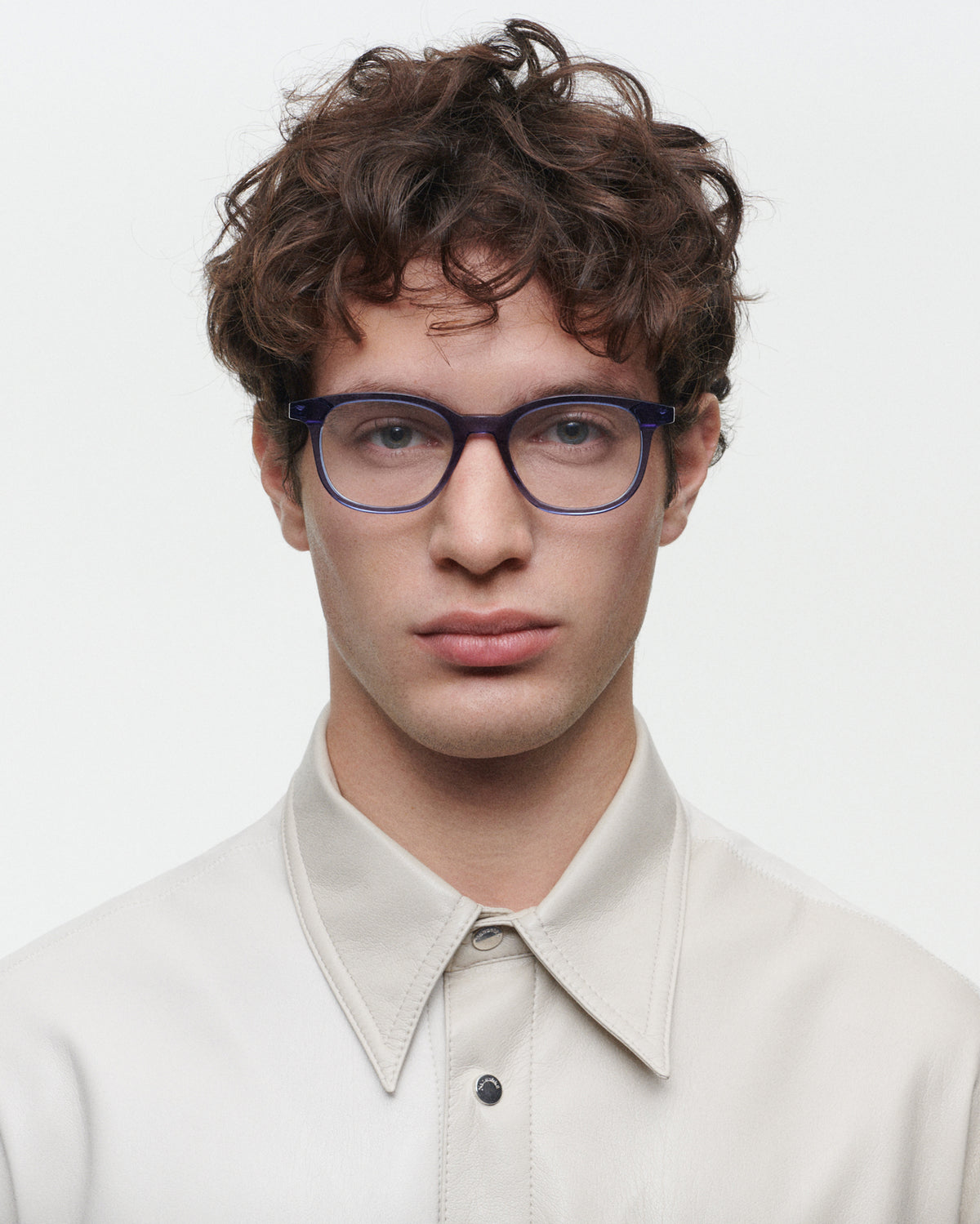 OTARU : Cuadrada Acetato Azul optical glasses by GIGI STUDIOS 6218