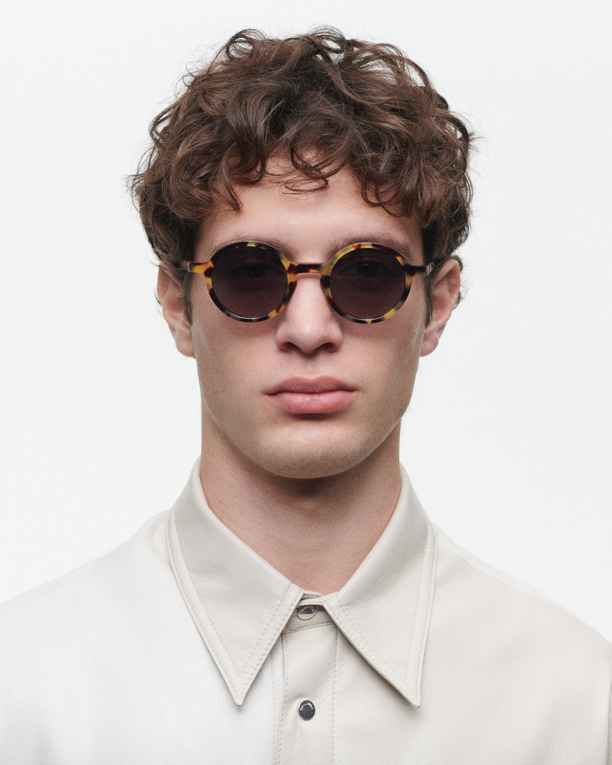 OIA : Redondas Acetato Havana sunglasses by GIGI STUDIOS 6256