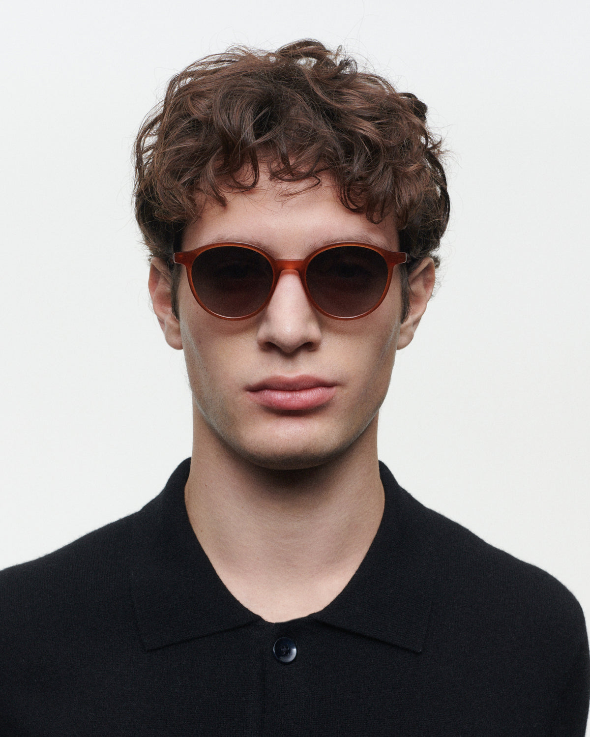 OHARA: Redondas Acetato Jaune sunglasses by GIGI STUDIOS 6310
