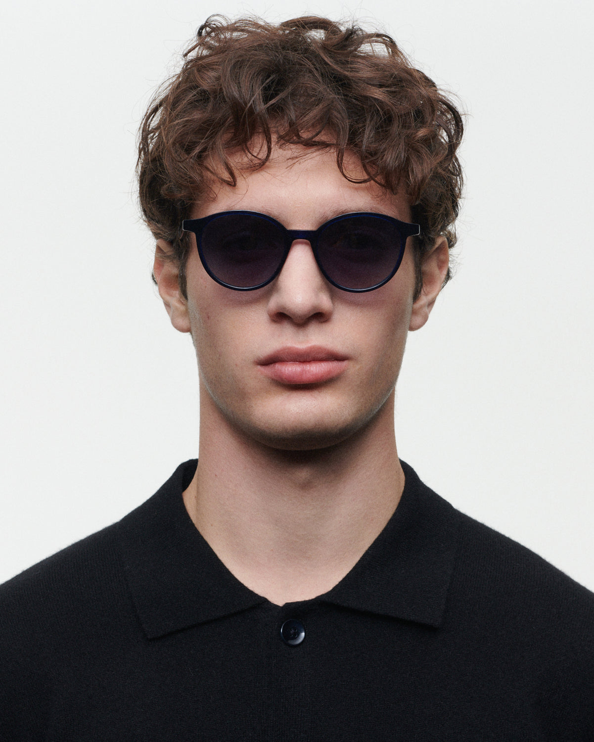 OHARA: Redondas Acetato Azul sunglasses by GIGI STUDIOS 6320