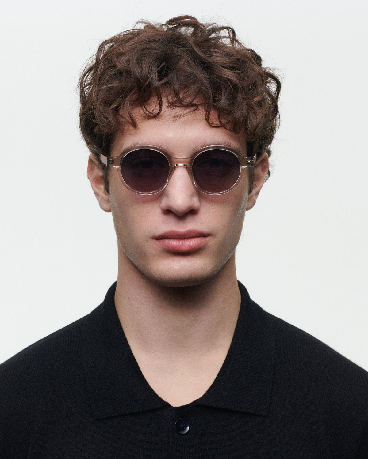 AMALFI : Redondas Acetato Transparente sunglasses by GIGI STUDIOS 6338