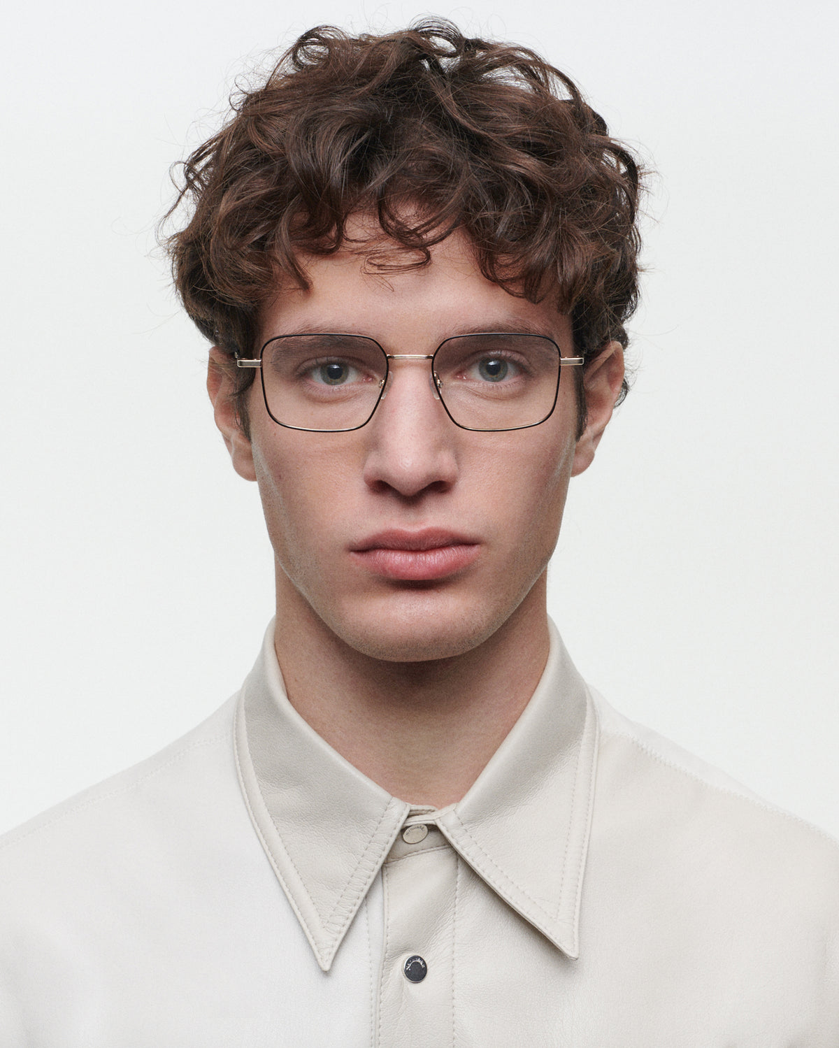 RABAT: Cuadrada Metal Noir optical glasses by GIGI STUDIOS 6380