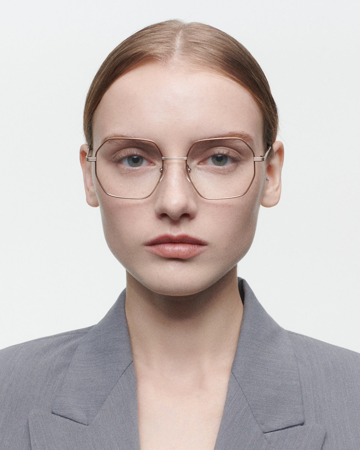 BLAIR : Geométricas Metal Marrón optical glasses by GIGI STUDIOS 6392