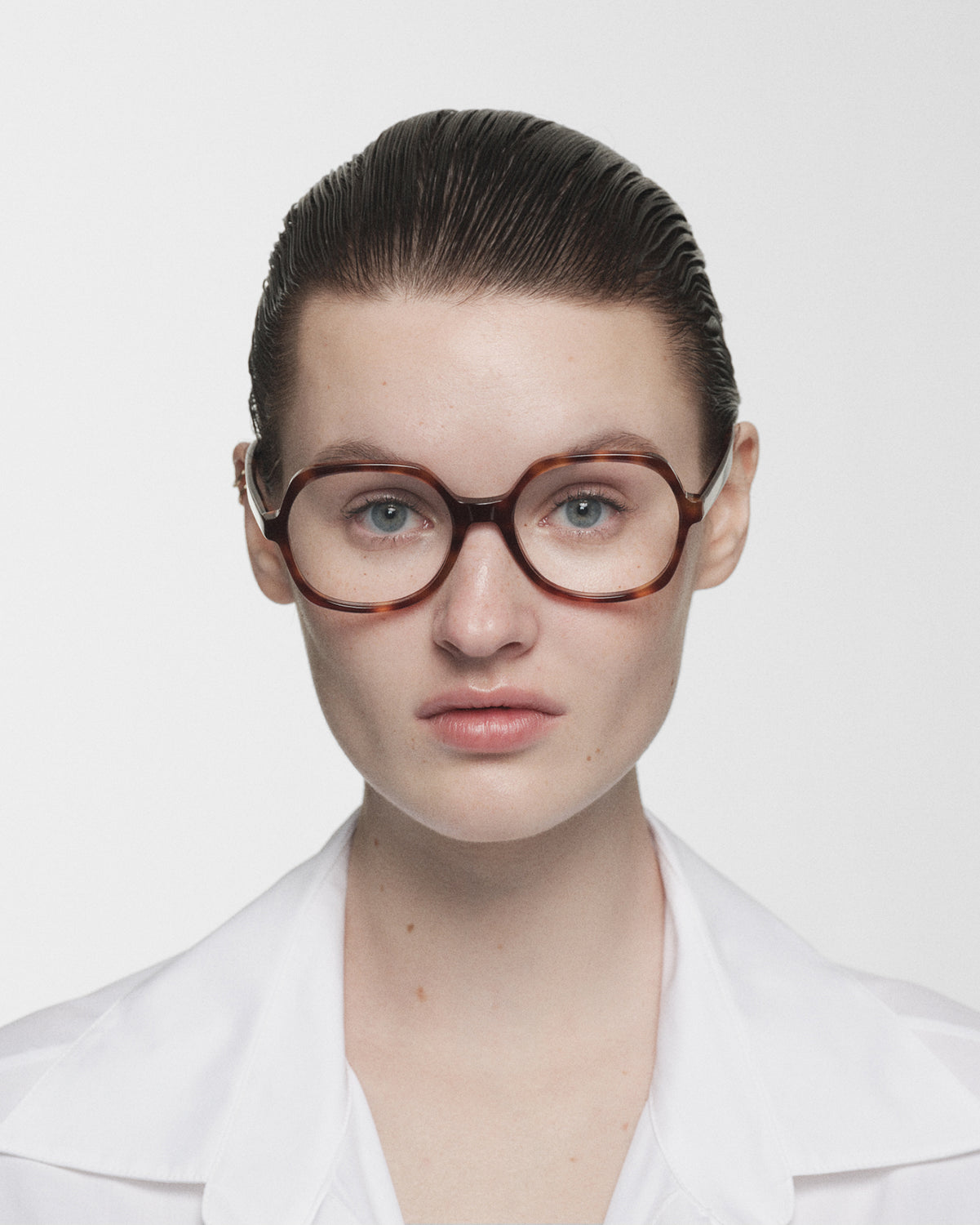 BRIELLE: Cuadrada Acetato Havana optical glasses by GIGI STUDIOS 801