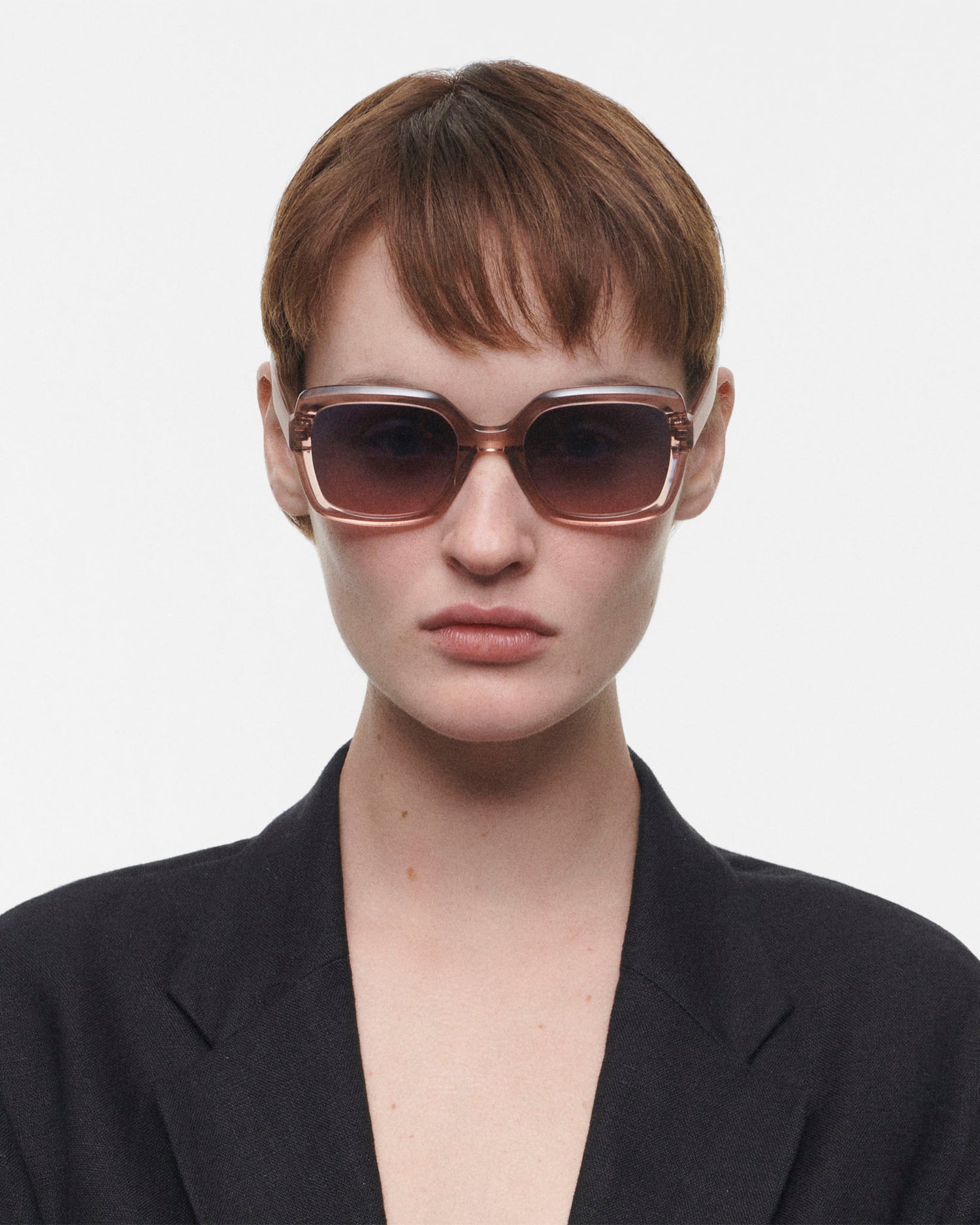 GENESIS: Cuadrada Acetato Rosa sunglasses by GIGI STUDIOS 43