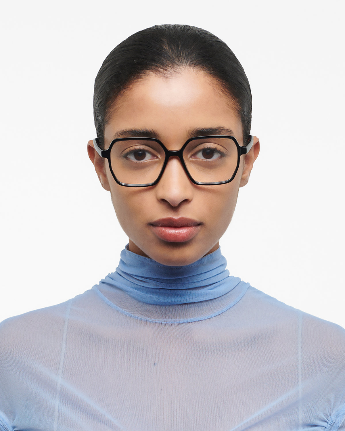 FRESH: Geométricas Acetato Noir optical glasses by GIGI STUDIOS 881