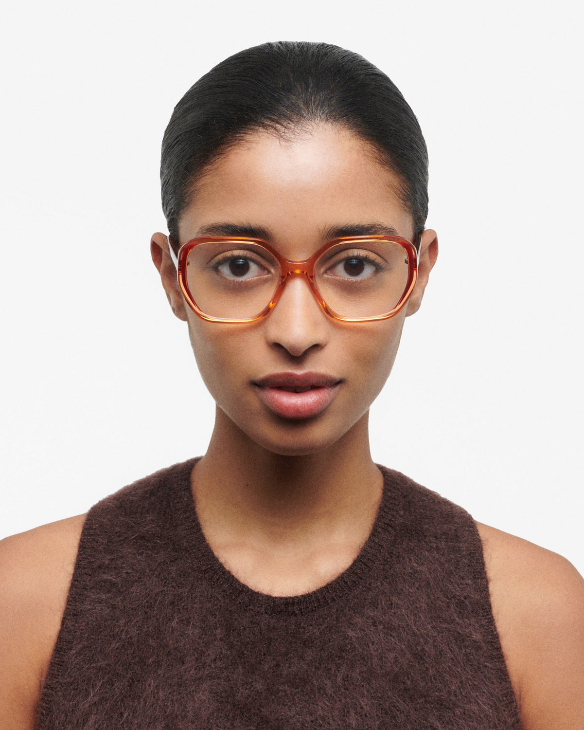 ACID: Cat Eye Acetato Orange optical glasses by GIGI STUDIOS 899