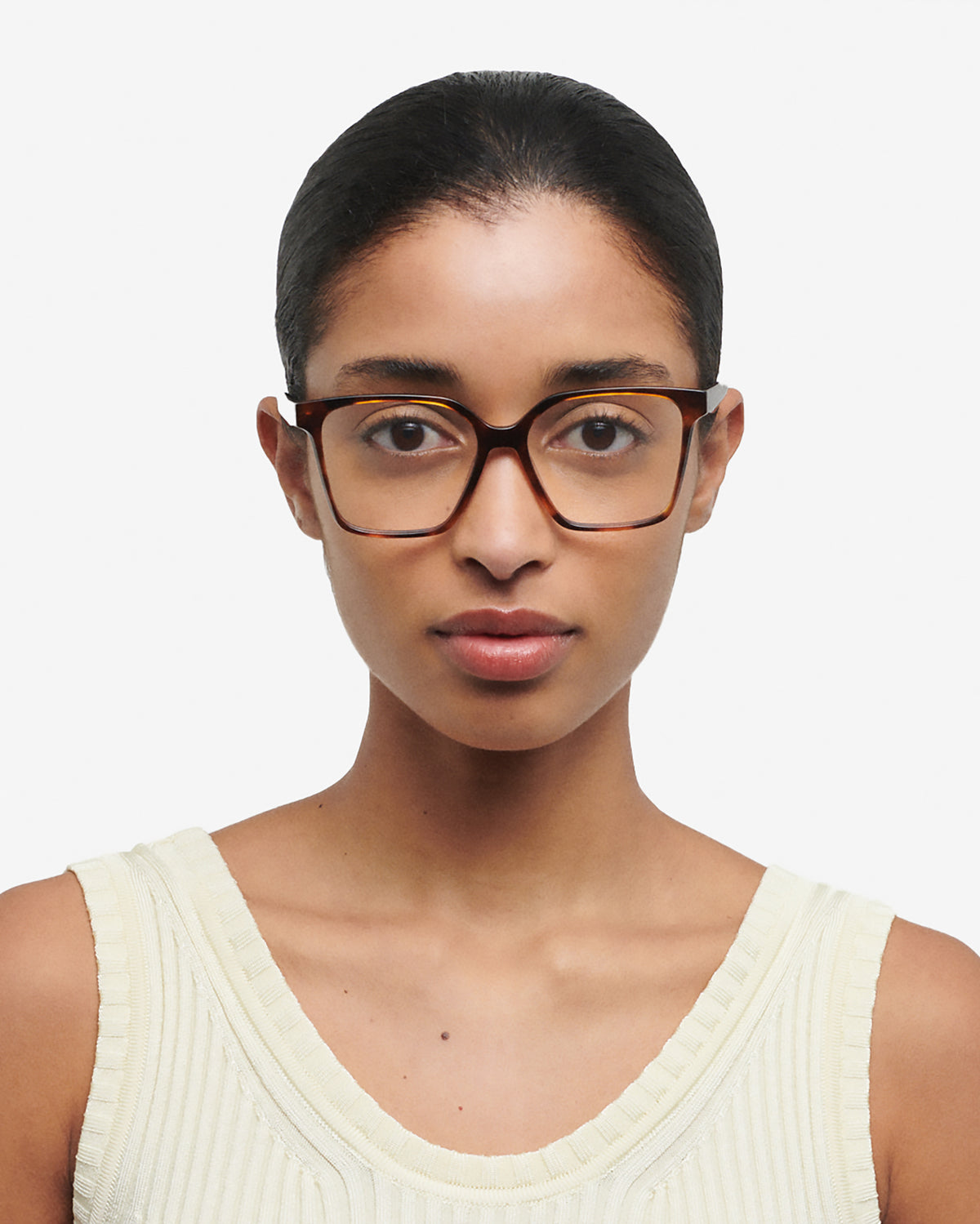 TENDER: Cuadrada Acetato Havana optical glasses by GIGI STUDIOS 905