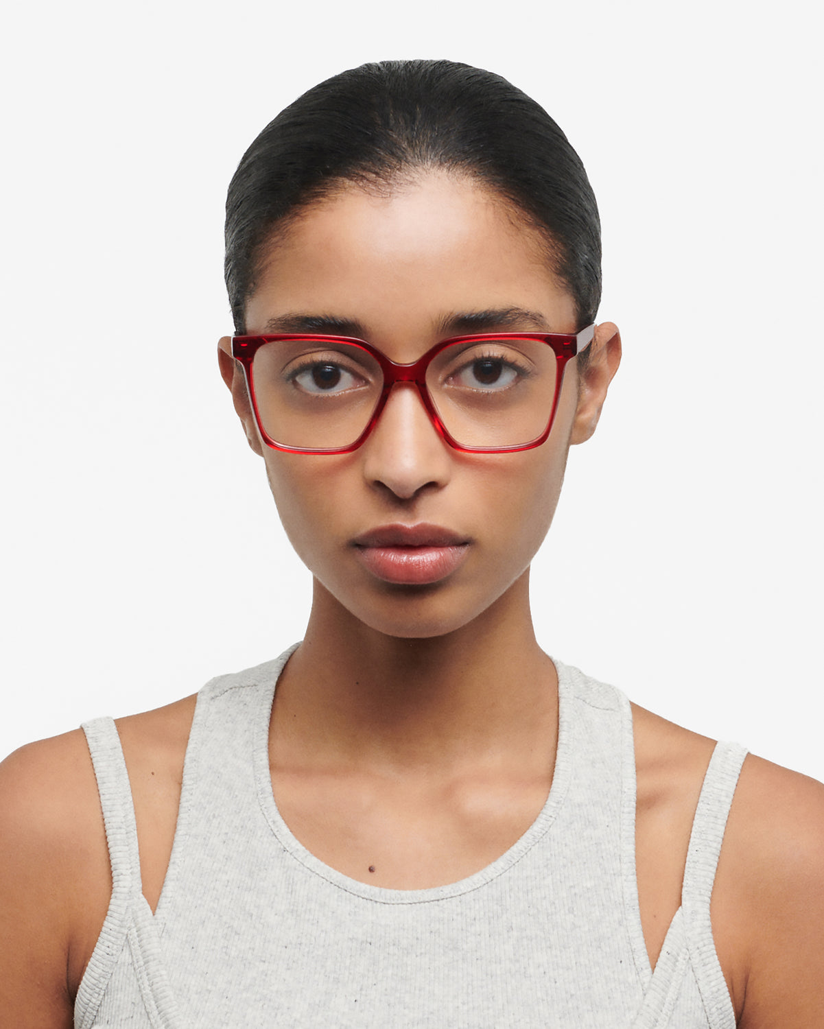 TENDER: Cuadrada Acetato Rojo optical glasses by GIGI STUDIOS 911