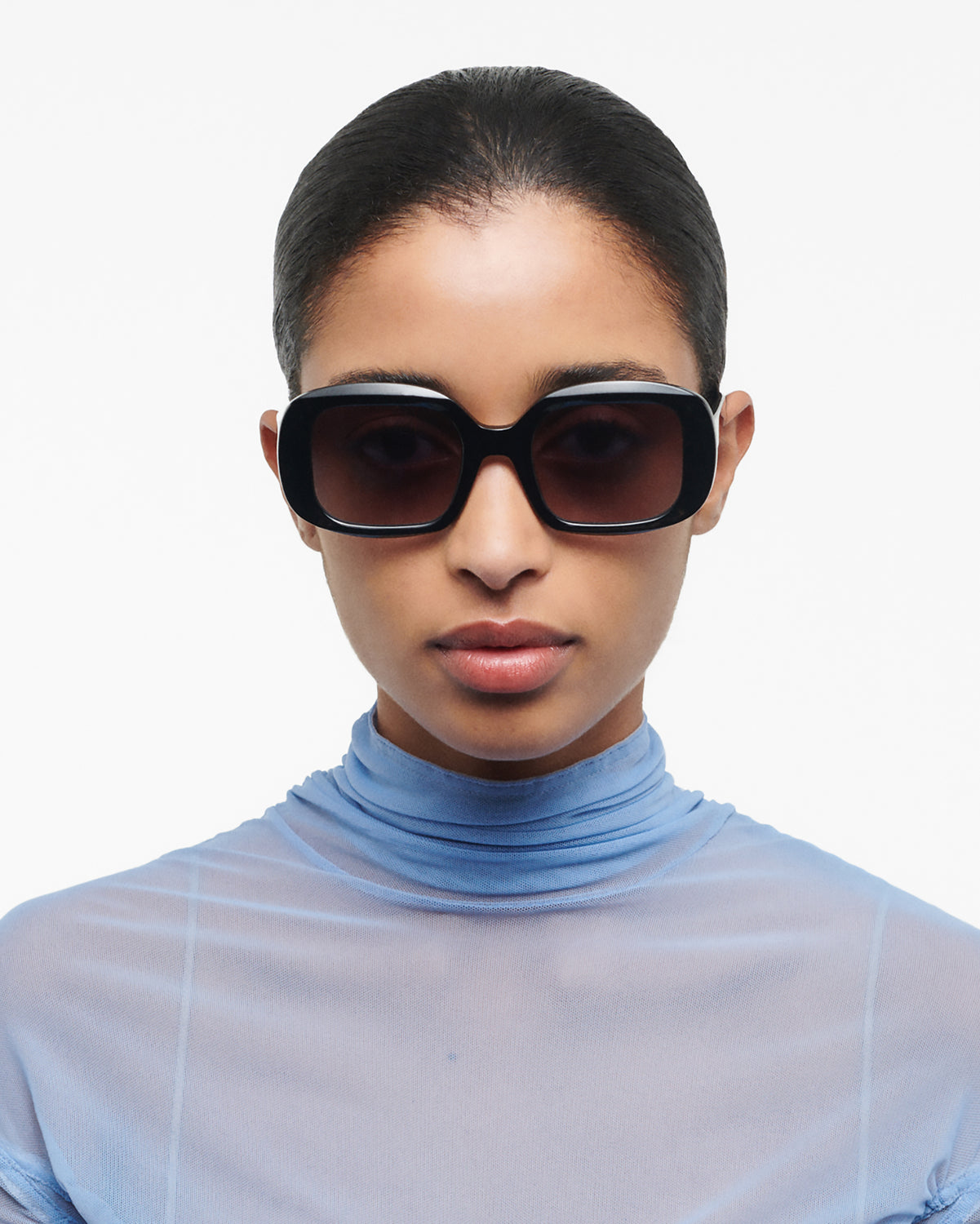BITTER: Cuadrada Acetato Noir sunglasses by GIGI STUDIOS 915