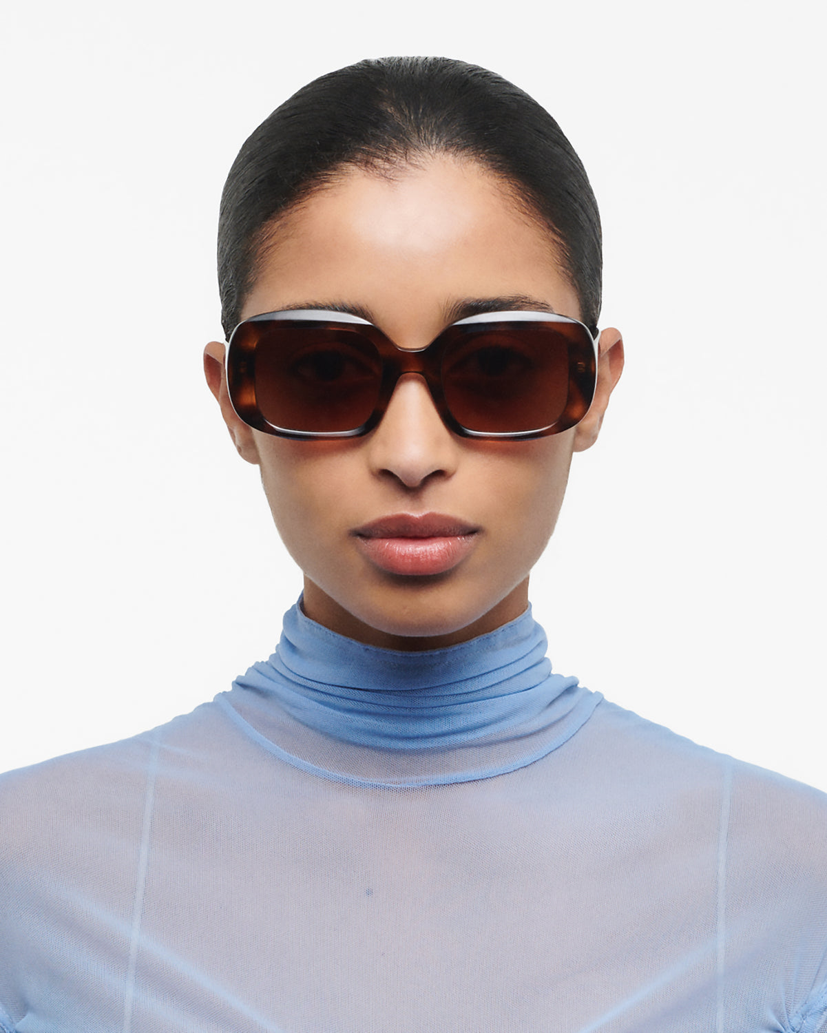 BITTER: Cuadrada Acetato Havana sunglasses by GIGI STUDIOS 921