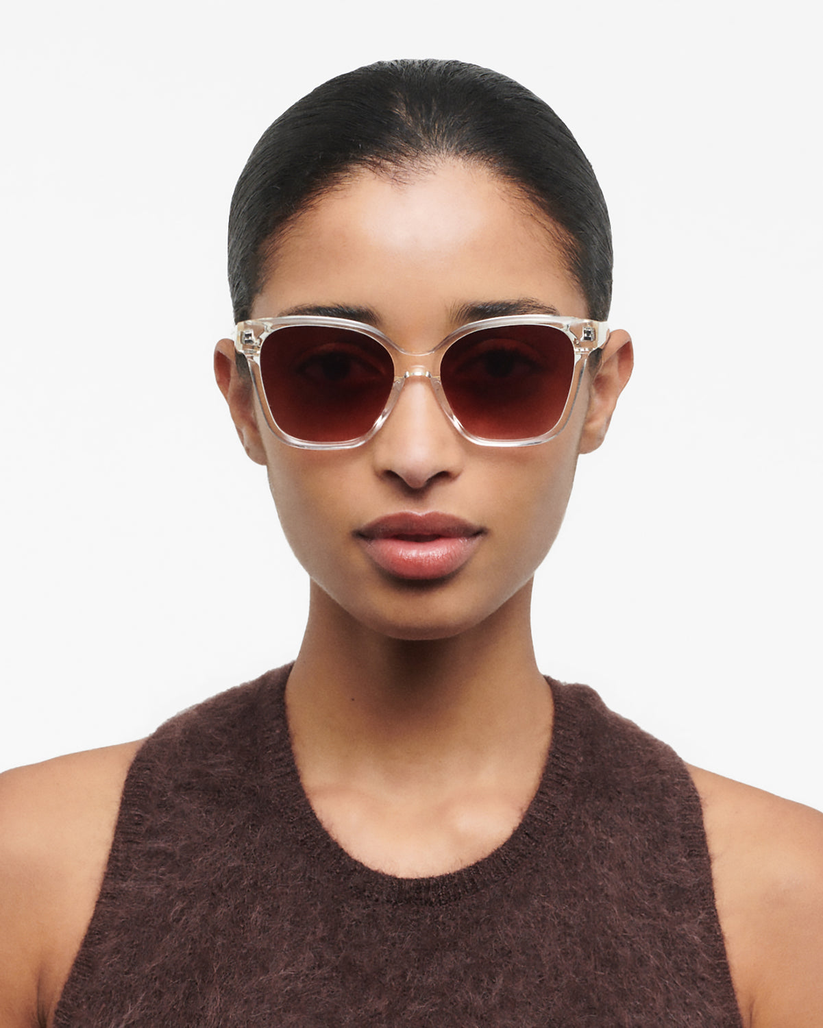 YVETTE: Cat Eye Acetato Transparente sunglasses by GIGI STUDIOS 1011