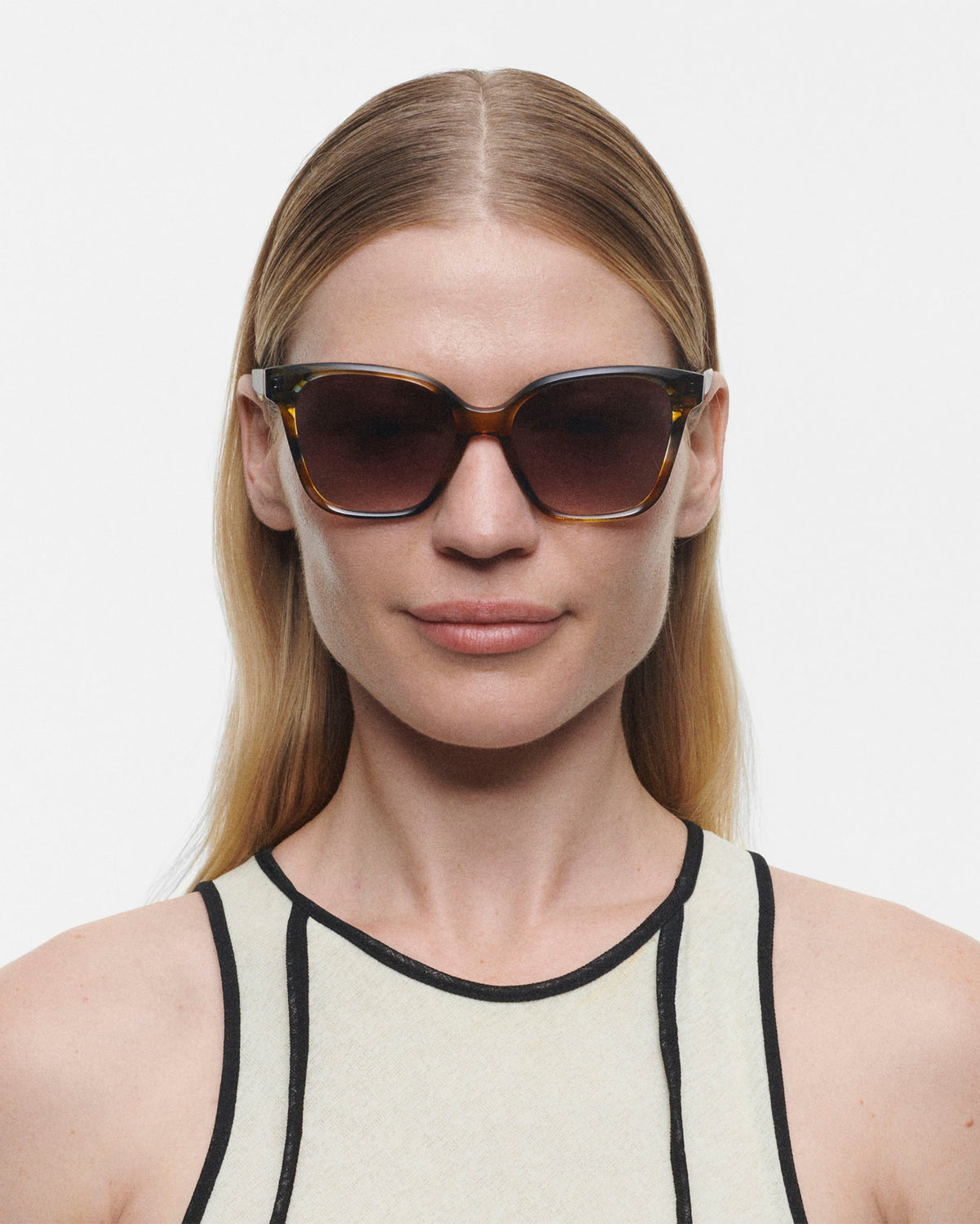 YVETTE: Cat Eye Acetato Havana sunglasses by GIGI STUDIOS 569