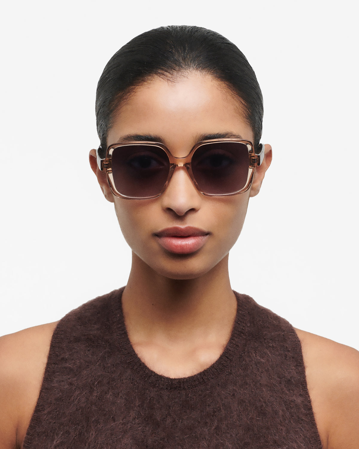 GIADA: Cuadrada Acetato Transparente sunglasses by GIGI STUDIOS 1081